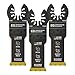 Imperial Blades One Fit 1-1/4" Multi-Material Storm Titanium Metal/Wood Blade, 3PC (IBOAT330-3)
