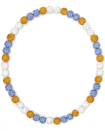 Collier de perles de baseball homme bijoux sport strass collier glace 50cm