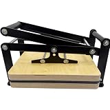 HQHAOTWU Manual Flat Press Printmaking Machine Woodcut Plate Embossing Technique Printing Tabletop Hand Lever Direct Press Machine Suitable for Letterpress Printing Pressure Plate Size 380×380mm