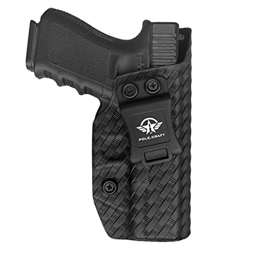 Holster Glock 19 en fibre de carbone Kydex étui IWB discret haut de gamme