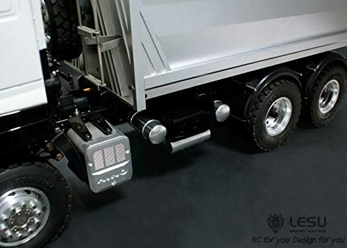 Lesu Metal Air Tank Battery Box Combination for 1/14 Rc Tractor Truck