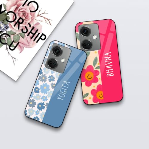 Image of COLORflow Back Cover Compatible with OnePlus Nord CE 3 5G | Floral Names Color Customized | Shockproof TPU Bumper with Camera Protection Back Cover Compatible with OnePlus Nord CE 3 5G