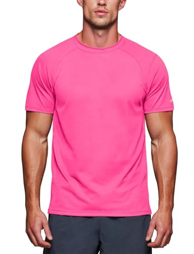Zengjo Athletic T Shirts for Men,Quick Dry Gym Workout Running Sport Moisture Wicking Short-Sleeve Crewneck Tee1