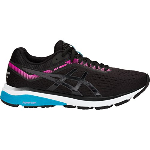 ASICS GT-1000 7 Women's Running Shoe Black/Pink Glow 6.5