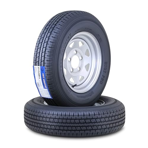 Free Country Trailer Tire Wheel Assembly ST175/80R13 8-Ply D 97N 5 Lug on 4.5