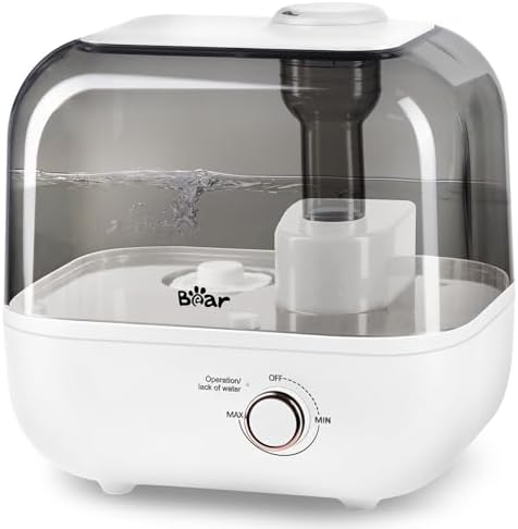 Bear 5L Top Fill Humidifier for Bedroom, 35-Hour Run Time, with A...
