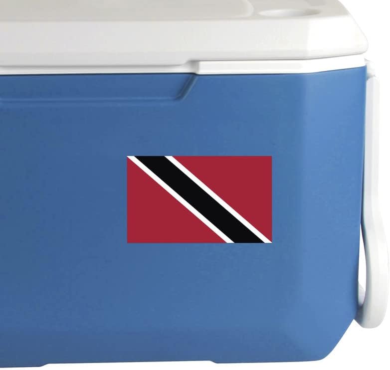 Miniatura 6 de Adhesivo adhesivo de la bandera de Trinidad, paquete de 2, 5 x 3 pulgadas, vinilo de alta calidad  AW553