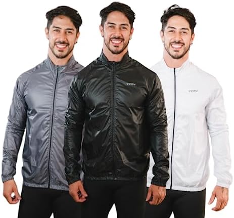 Jaqueta Corta Vento Masculina Impermeável Ziper Total Casaco Espo...