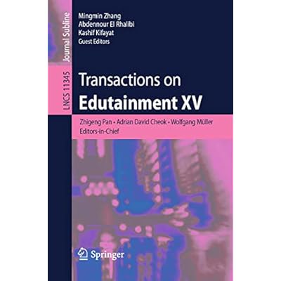 Transactions on Edutainment XV