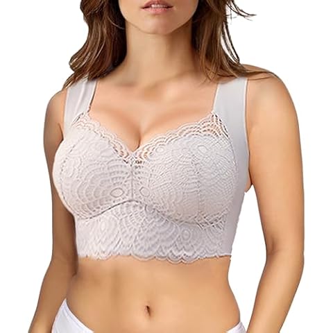 FHTECO Women Plus Size Wireless Bra Cover