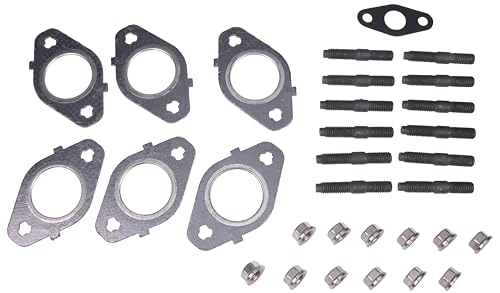 Image of Gaskets, Stud & Nut Kit Compatible with Dodge Cummins 5.9L 6.7L Engine 24V 98.5-19