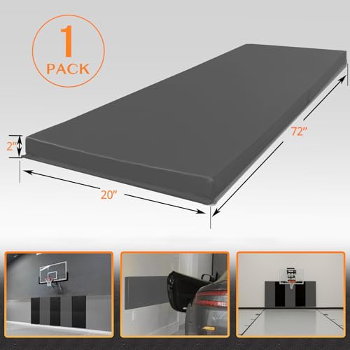 PROGOAL 6FT HighGym Wall Paddings Basketball Court Wall Protection Pad - 2”Thick Foam Wall Mat Durable Protector for Wall-Mounted Basketball Hoops Garage Taekwondo(72\" L x 20\" W) - Thumbnail 2