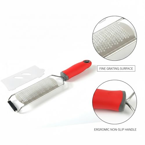Rallador de quesos de acero inoxidable con cubierta protectora miniatura 6