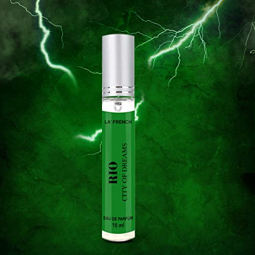 Image of La French Rio Eau de Parfum - 10ml Unisex Perfume for Men and Women | Intense Long Lasting Perfume | Fresh, Spicy Aqua Notes | Premium Fragrance Scent EDP | Best Gift Perfume for Man and Woman