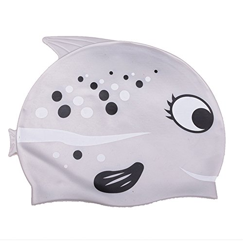 Lafeina swim cap waterproof silicone swim cap hats to keep hair d…