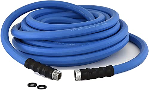 Ag-Lite Bsal3475 3/4" X 75' Hot/Cold Water Rubber Garden Hose, 100% Rubber, Ultra-Light, Super Strong, 500 Psi, 50F To 190F Degrees, High Strength Polyester Braided #TOP6