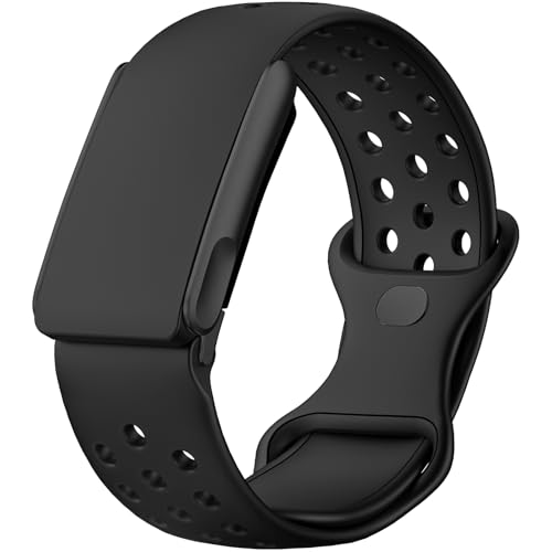 Anpzband Bands Compatible with Whoop 5.0 Band - Breathable with Air Holes & On-Wrist Charging Waterproof Replacement Silicone Sport Strap for Whoop 5.0 One/Peak/Life/MG Not for Whoop 4.0