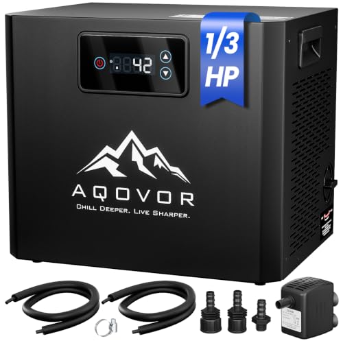 AQOVOR 1/3 Hp Cold Plunge Chiller for Ice Bath & Cold Therapy Recovery 115V