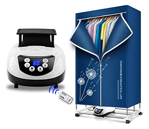 Electric Drying Rack,Fast Drying Multi-Speed Clothes Airer Electric with Remote Control,2 Layer Foldable Air Dryers Clothes Indoor Electric for Home Use,Energy-Efficient (Color : Red)
