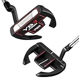 PGM Golf Putter for Men and Women Left Handed - Anti-Twist Mallet Design with Alignment Guide & Stepped Shaft - Low Center of Gravity for Smooth, Accurate Putts - 34 inch