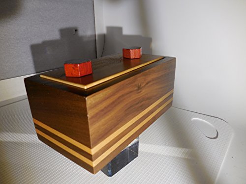 Bits and Pieces - Secret Chamber Wooden Puzzle Box - Wooden Brain Teaser Box - Gift Box