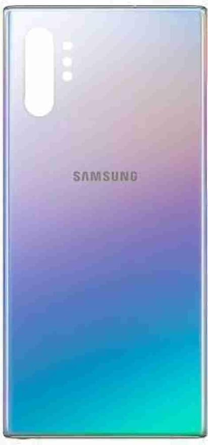 Battery Cover Back Door Panel Back Glass Body Back Panel Compatible for Samsung Galaxy Note 10 Plus -Aura Silver-image-45