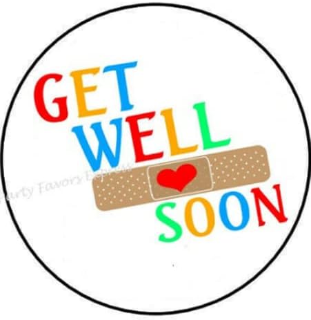 Amazon.com: Party Favors Express 30 Pcs 1.5'' Inch Get Well Soon ...