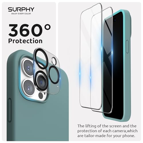 SURPHY [4 in 1 Magnetico Silicone Cover per iPhone...