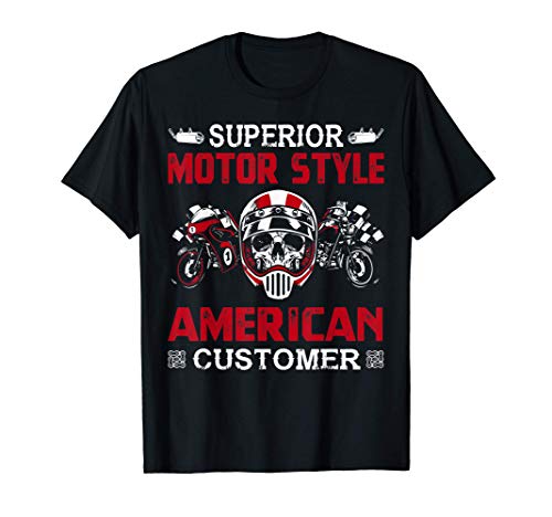 Motor Style Biker Motorcycle Cool Rider Dirt Bike Camiseta