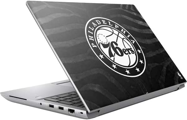 Skinit Decal Laptop Skin Compatible with HP ZBook Fury 16 G10 - Officially Licensed NBA Philadelphia 76ers Canvas Split Design
