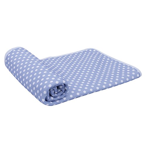 PAWZ Road Pet Dog Blanket Self-Cooling and Breathable Material Snuggly Mat Blue S