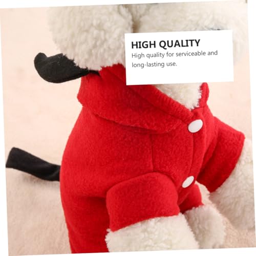 Disfraz de demonio para perro pequeño talla S miniatura 3