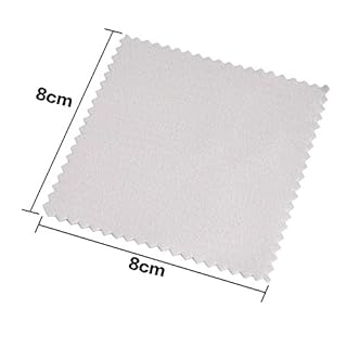 Gioielli Panni Panno di Pulizia Lucidatura per Argento della Sterlina Oro Platino, 50 Pezzi