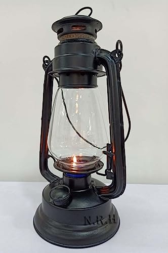 Outdoor Candle Lantern Decorative Hurricane Holder Patio Deck Indoor | Hurricane Lantern 12inch Black Lantern Original Version|