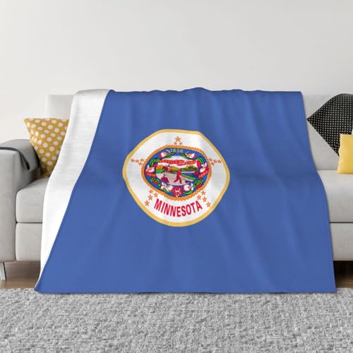 Couverture imprimée Minnesota EdWal en microfibre premium de qualité - 4