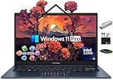 ASUS Vivobook Laptop 2025 Ultra Portable Business Computer, 14' FHD Display, 16GB RAM, 1TB Storage (512GB SSD + 500GB Ext), 6-Core Intel i3-1315U, MarxsolAccessory, Win 11 Pro, Lifetime Office 2024