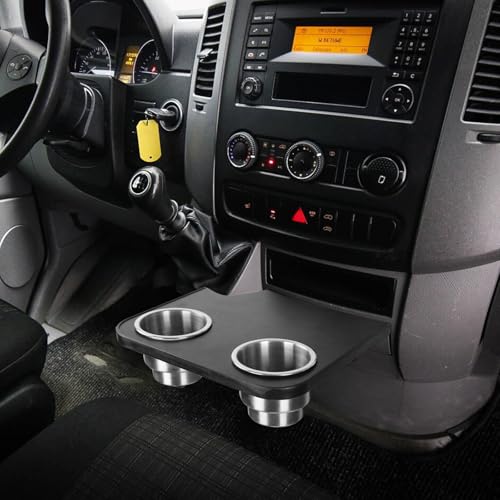 Portavasos de acero inoxidable para Mercedes Sprinter 2006-2018 miniatura 2