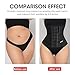KIMIKAL Women Waist Trainer Corset Belt: Under Clothes Sport Tummy Control Long Torso Shapewear BLACK Large