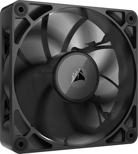 Image of CORSAIR iCUE Link RX120 MAX 120mm PWM Thick Fan - High-Static Pressure - Liquid Crystal Polymer - Magnetic Dome Bearing - Single Fan - Black
