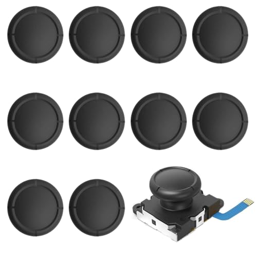 10 Piezas de Tapas de Silicona para Joystick del Nintendo Switch, Tapones para Joystick, Thumb Grips Cubierta Joystick, Cubiertas de Agarre para el Control, Tapas de Joystick de Repuesto Caps