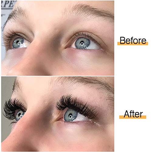 Volume Eyelash Extensions | 0.03-0.12mm | C/CC/D/DD Curl | 8-25mm Length | Easy Fan Volume Lashes 2D-20D Self Fanning Volume Lashes 0.05CC Mix-9-16mm Long Lasting Blooming Lashes(0.05CC Mix9-16)