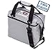 AO Coolers Sportsman Vinyl Soft Cooler with High-Density Insulation, Silver, 36-Can