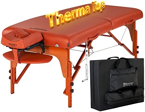 Master Massage 31" Santana Therma Top Portable Massage Table Package (Built in Heating Pads)