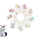 Fundas para palos de golf, patrón de conejo de primavera, juego de fundas impermeables para palos de golf, para hombres, mujeres, novia, madre, padre, abuelo, amantes del golf al aire libre