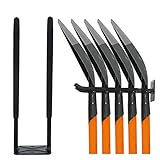 Ultrawall Wall Mounted Hanger Garden Tool Storage Organizer, Garage Hooks for Snow Board Hook Tire Rack, 2 Pack