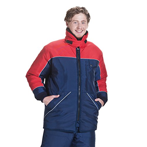 ColdTex Tiefkühl Thermojacke 2-farbig rot/blau, Größe XL Cover