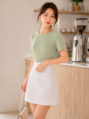 Image of Leriya Fashion Women Tops for Woman Half Sleeve | Top for Women Regular Fit Poly Cotton Round Neck | Ladies Tops | Casual Summer Top for Daily Office Wear