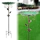 JXAXD Vogelbad für Garten Metall Vogeltränke Stehend Garten Deko Groß 77cm, Vogeltränke Stehend Groß, Tiertränke Garten, Bird Bath, Vogeltränke Stehend Winterfest