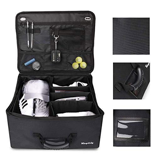 Golf Trunk Organizer Storage, Waterproof Foldable Travel Car Golf Locker to Store Golf