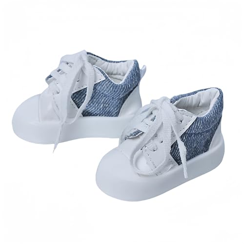 Chaussures BJD 1/4 AMITD de fabrication soignée bleu blanc
